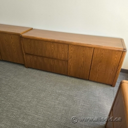 2 Door 2 Drawer Storage File Credenza Cabinet